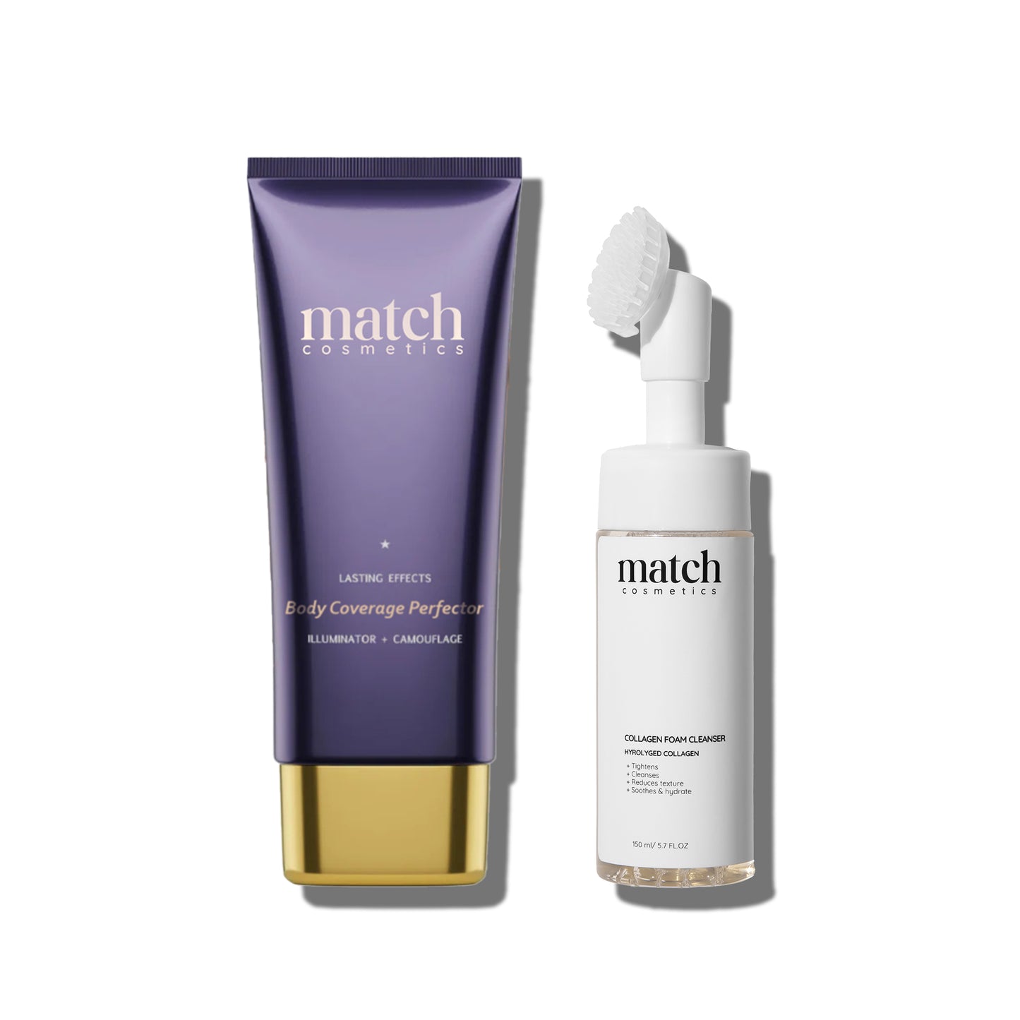 Body Coverage + Foam Cleanser