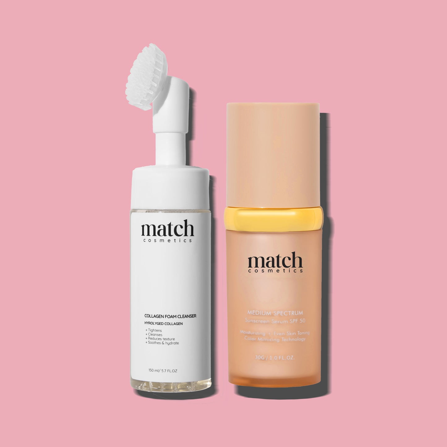 Match Foundation 4 in 1 + Foam Cleanser